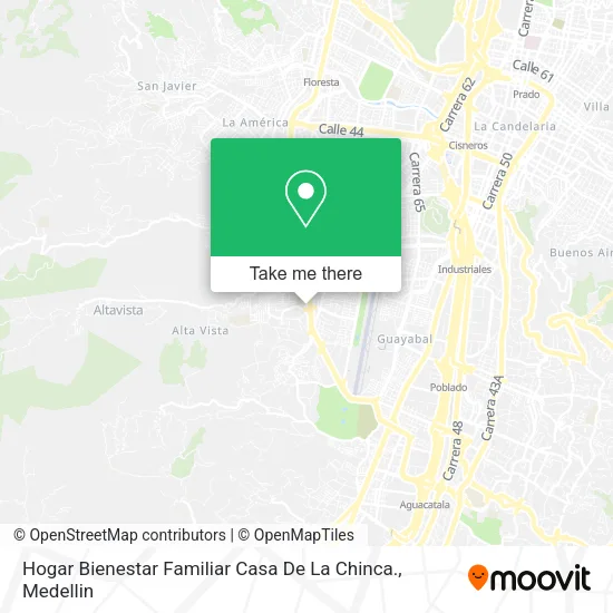 Hogar Bienestar Familiar Casa De La Chinca. map