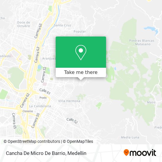 Mapa de Cancha De Micro De Barrio