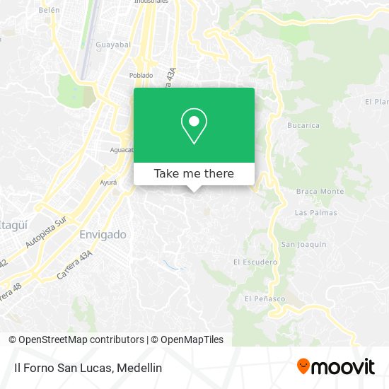 Il Forno San Lucas map