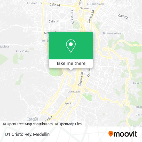 Mapa de D1 Cristo Rey