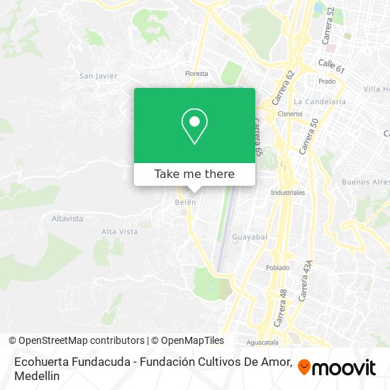 Ecohuerta Fundacuda - Fundación Cultivos De Amor map