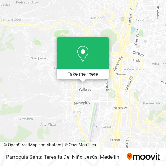 Parroquia Santa Teresita Del Niño Jesús map