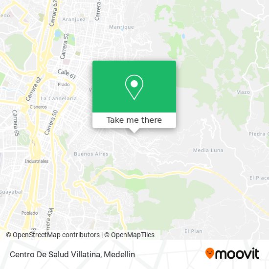 Centro De Salud Villatina map