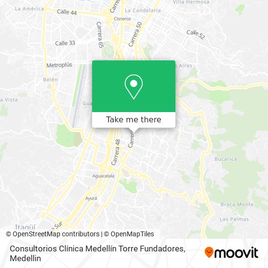 Consultorios Clínica Medellín Torre Fundadores map