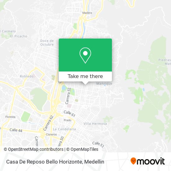 Casa De Reposo Bello Horizonte map