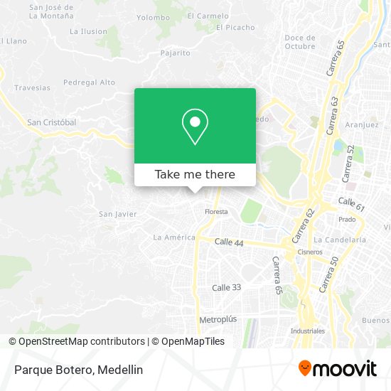 Mapa de Parque  Botero