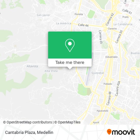 Cantabria Plaza map