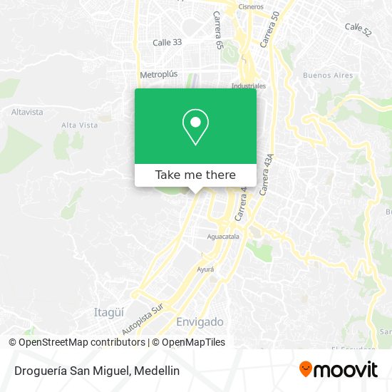 Droguería San Miguel map