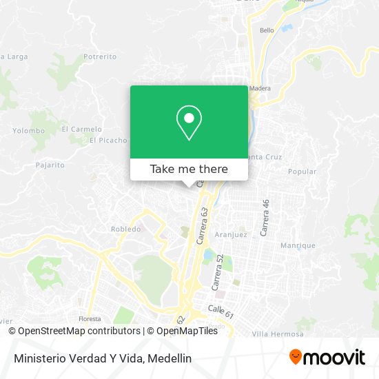 Mapa de Ministerio Verdad Y Vida