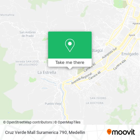 Cruz Verde Mall Suramerica 790 map