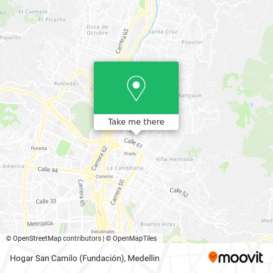 Hogar San Camilo (Fundación) map