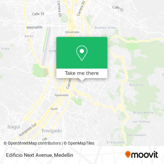 Mapa de Edificio Next Avenue