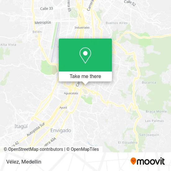 Vélez map