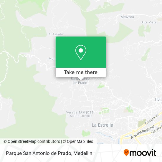 Parque San Antonio de Prado map