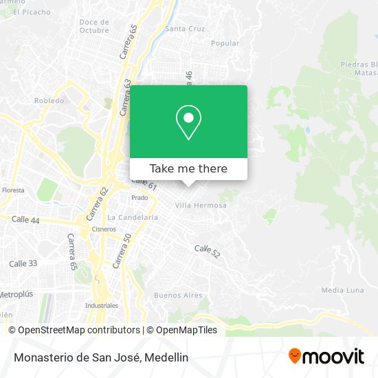 Monasterio de San José map