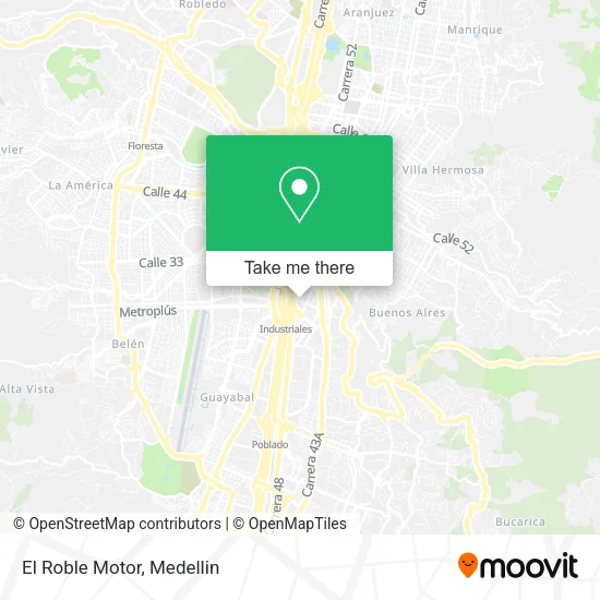 El Roble Motor map