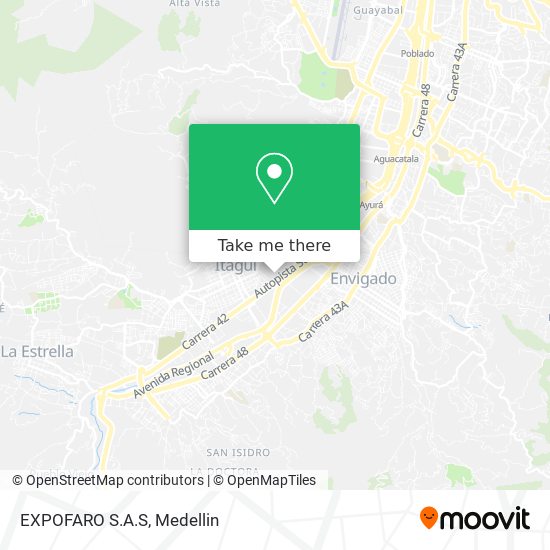 Mapa de EXPOFARO S.A.S