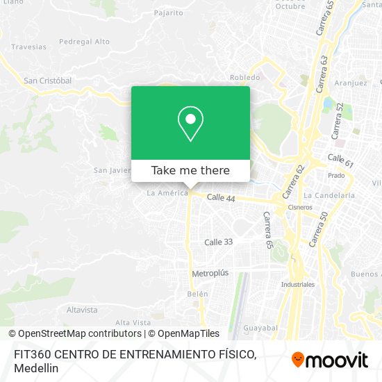 FIT360 CENTRO DE ENTRENAMIENTO FÍSICO map