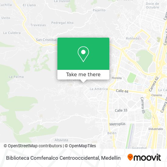 Biblioteca Comfenalco Centrooccidental map