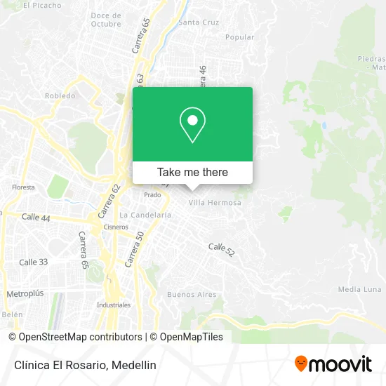 Clínica El Rosario map