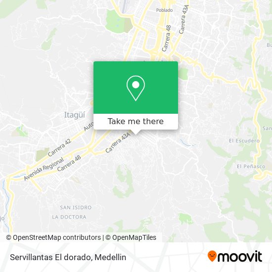 Servillantas El dorado map