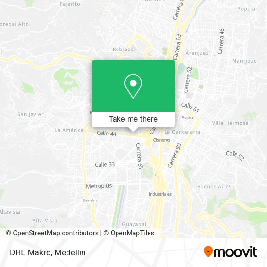 DHL Makro map