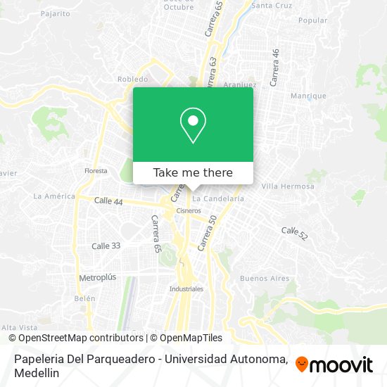 Mapa de Papeleria Del Parqueadero - Universidad Autonoma