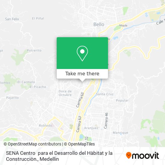 SENA Centro  para el Desarrollo del Hàbitat y la Construcciòn. map