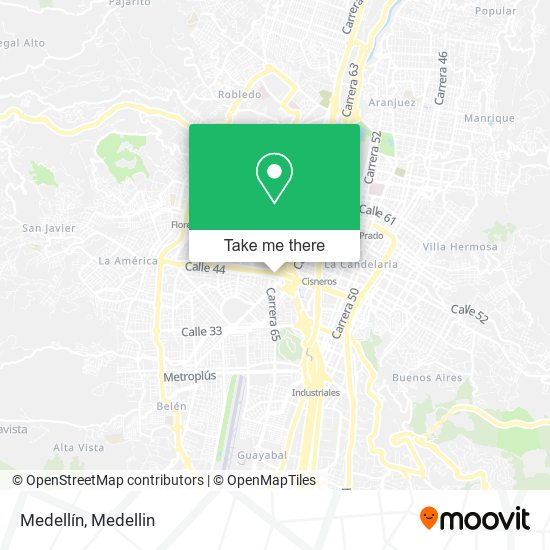 Mapa de Medellín