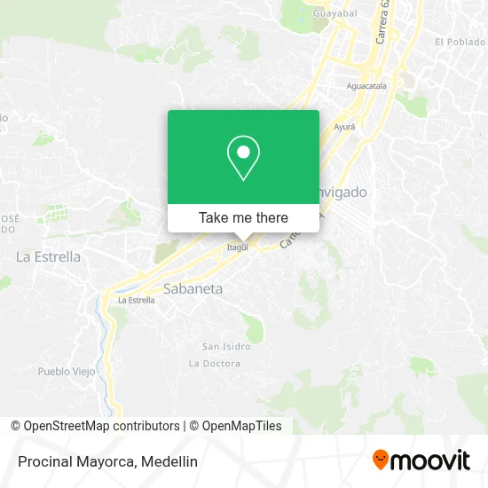 Procinal Mayorca map