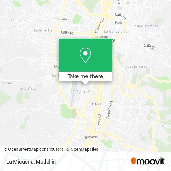 Mapa de La Miguería