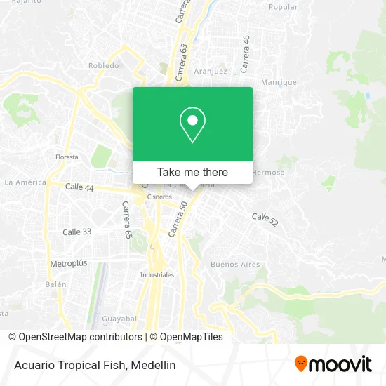 Acuario Tropical Fish map