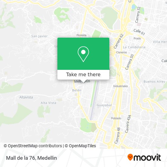 Mapa de Mall de la 76