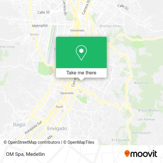 OM Spa map
