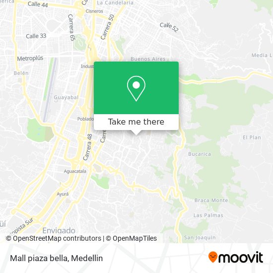 Mall piaza bella map