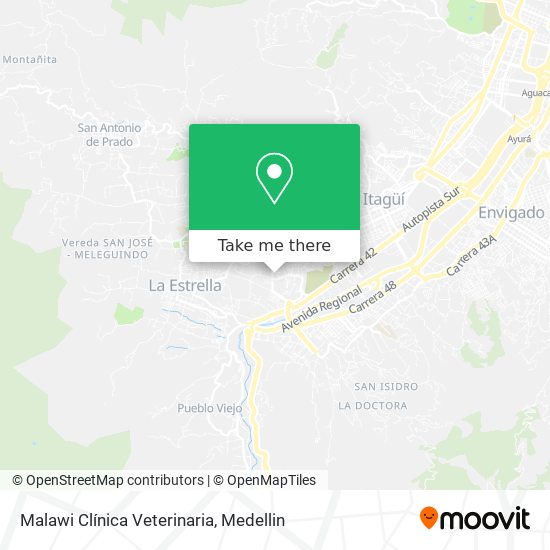 Mapa de Malawi Clínica Veterinaria