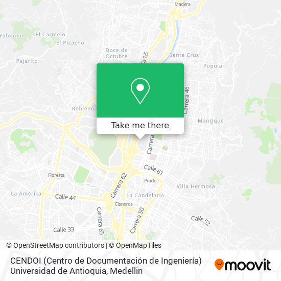 CENDOI (Centro de Documentación de Ingeniería) Universidad de Antioquia map
