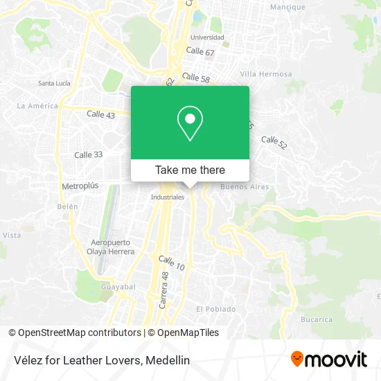 Vélez for Leather Lovers map