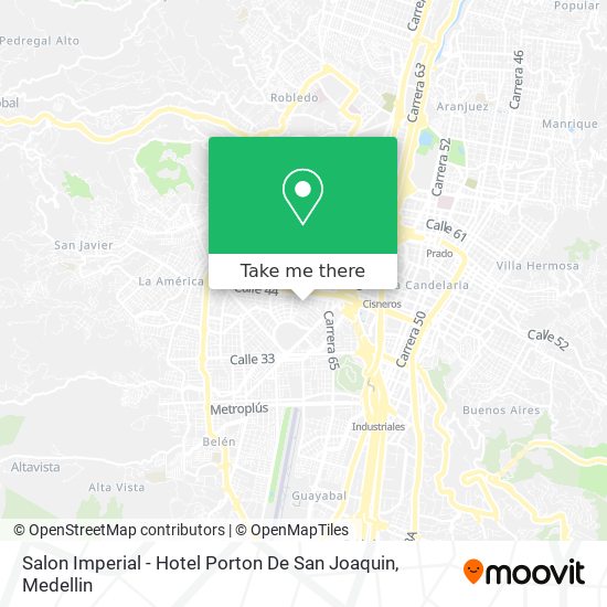 Mapa de Salon Imperial - Hotel Porton De San Joaquin