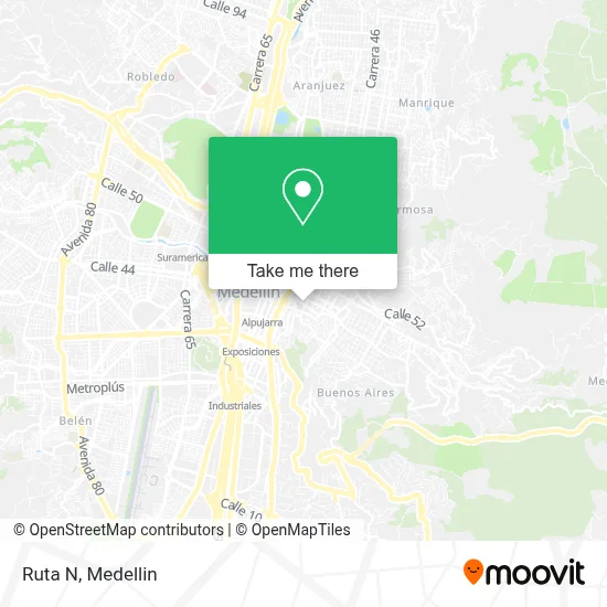 Ruta N map