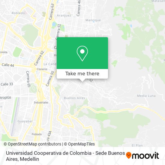 Universidad Cooperativa de Colombia - Sede Buenos Aires map