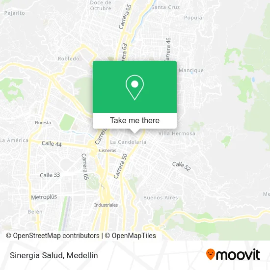 Sinergia Salud map