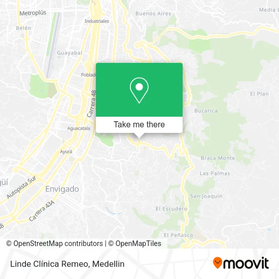 Linde Clínica Remeo map