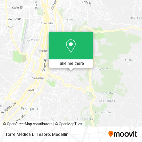 Torre Medica El Tesoro map