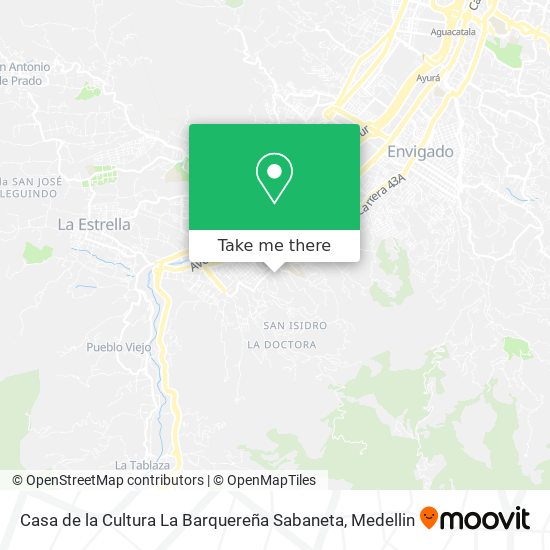 Casa de la Cultura La Barquereña Sabaneta map