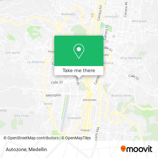 Autozone map