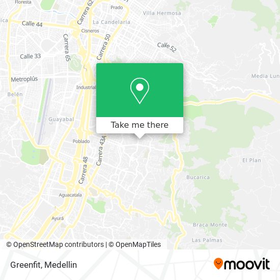 Greenfit map