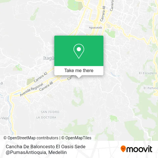 Cancha De Baloncesto El Oasis Sede @PumasAntioquia map