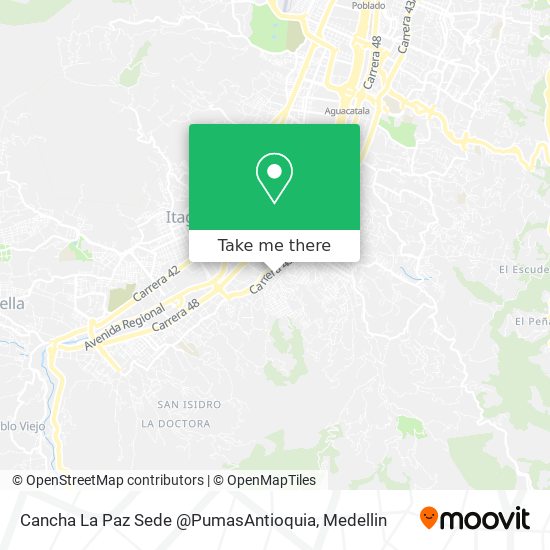 Cancha La Paz Sede @PumasAntioquia map