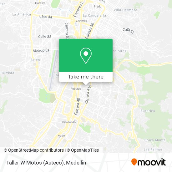 Taller W Motos (Auteco) map